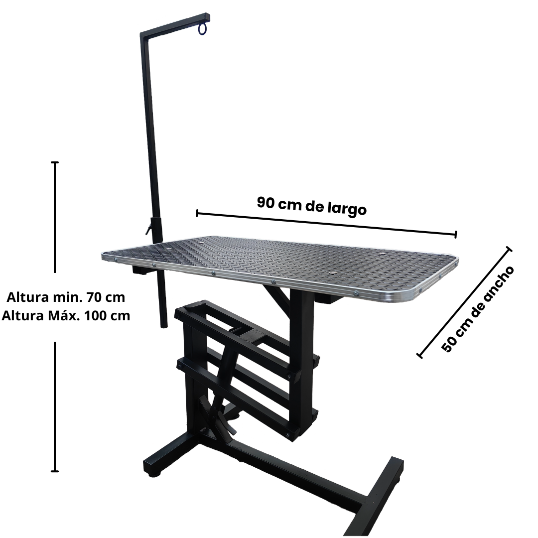 Mesa De Para Estética Canina De Pistón